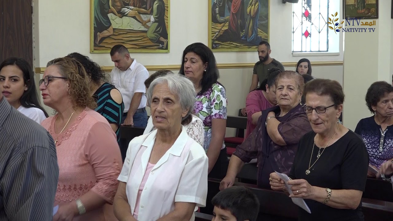 قداس الاحد من كنيسة الكاثوليك بيت ساحور