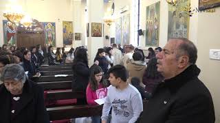 القداس الإلهي من كنيسة سيدة الرعاة للروم الكاثوليك بيت ساحور