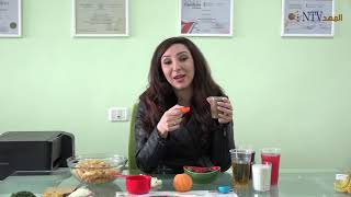 الحلقة الخامسة من برنامج غذاوك دواؤك مع أخصائيةالتغذية العلاجيةربى قمصيةعنوان الحلقة الغذاء والرياضة