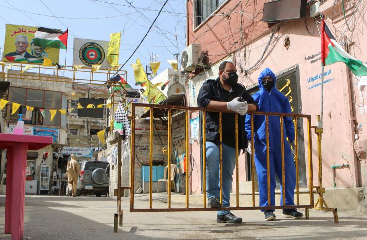 إصابة فلسطينية بكورونا في مخيم الجليل بلبنان