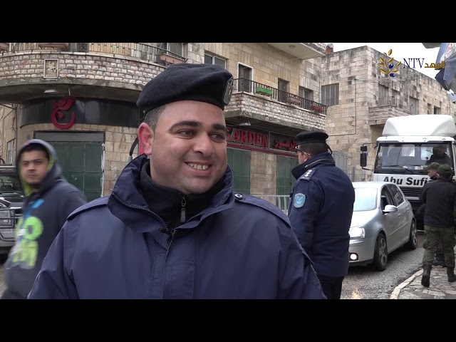 أفراد وعناصر الشرطة في بيت لحم يرسلون معايدات بمناسبة يوم الأم