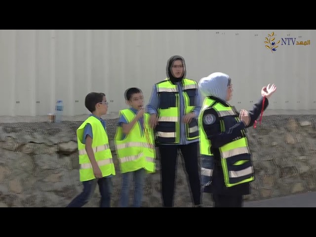 تنظيم فعالية مروريه في مدرسة التآخي في بيت ساحور بالتعاون مع شرطة بيت لحم ومديرية التربية والتعليم