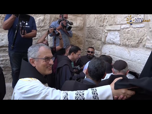 بمشاركة رسمية وشعبية بيت لحم تستقبل ‏الرئيس العام لرهبان الفرنسيسكان قدس الاب ماسيمو فوسارلي