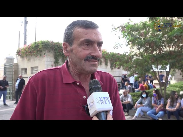 وقفة احتجاجية لنقابة موظفي ومدرسي جامعة بيت لحم وفتح باب الحوار مع الطلبة
