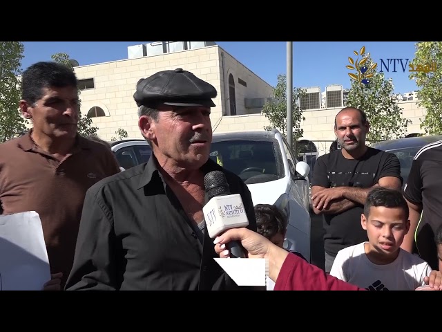 وقفة امام محكمة الصلح في بيت لحم احتجاجا على توقيف مواطن من ستة شهور لغاية الآن