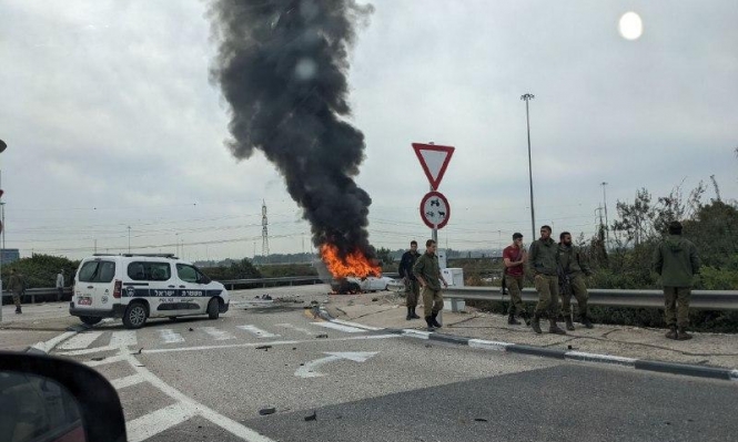 إصابة جراء انفجار في مركبة بكفر قاسم