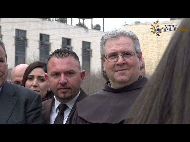 استقبال قدس الاب فرانشيسكو باتون حارس الأراضي المقدسة بمناسبة عيد الغطاس حسب التقويم الغربي