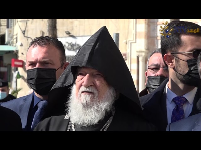 استقبال نائب البطريرك المطران سيفان غريبان للارمن الارثوذكس بمناسبة عيد الميلاد المجيد