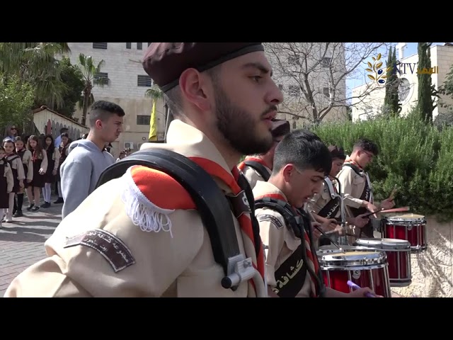 كنيسة اللاتين في بيت ساحور تحتفل بأحد الشعانين، وهو الأحد الأخير قبل عيد الفصح المجيد