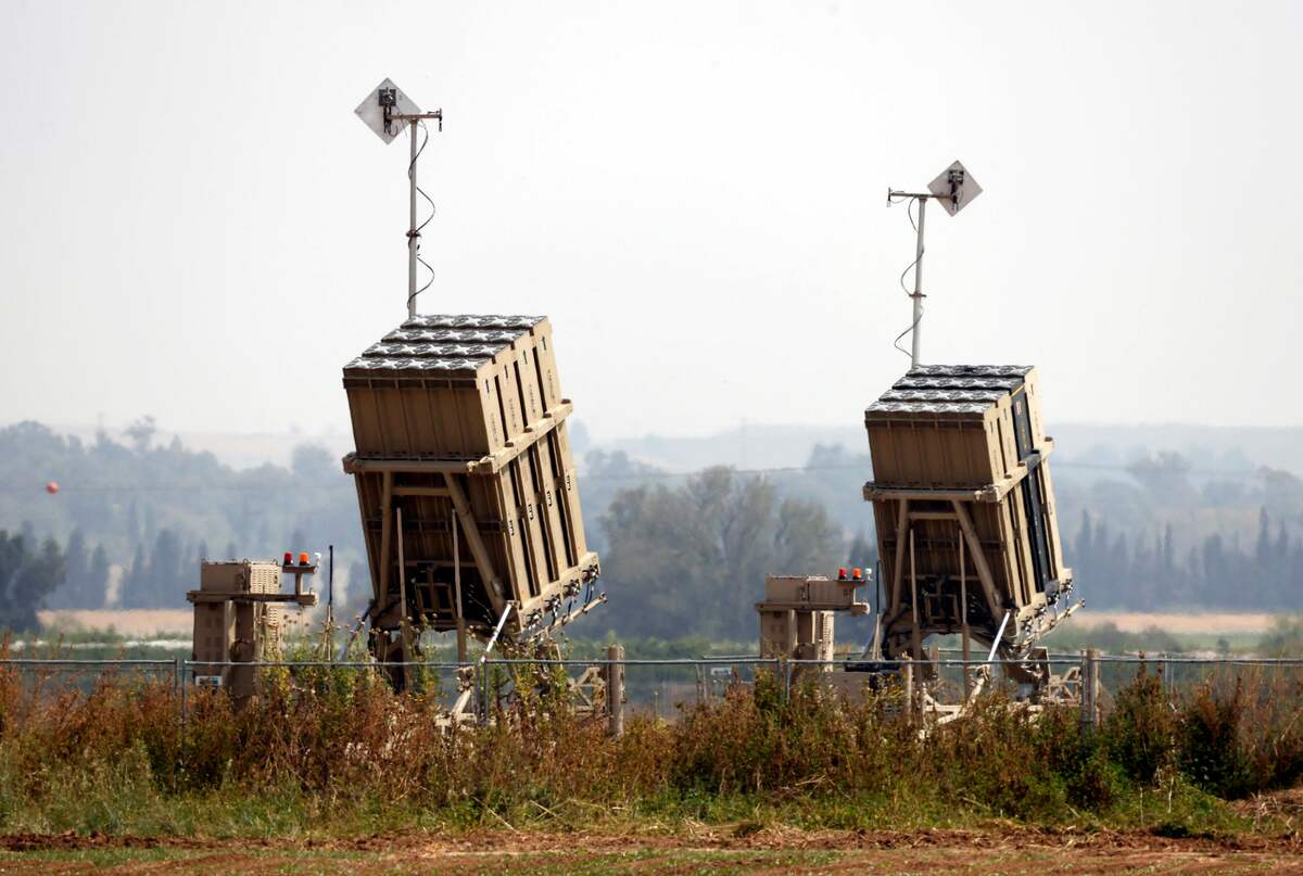 Iron Dome defence missile systems, designed to intercept and destroy incoming short-range rockets and artillery shells, are pictured in the southern Israeli city of Sderot, on April 24, 2021 Israeli warplanes struck the Gaza Strip early today after repeated salvos of rocket fire into Israel followed a second night of clashes between Palestinians and police in Israeli-annexed east Jerusalem.
Thirty-six rockets were launched, the Israeli army said, the most in a single night this year, after Gaza's Islamist rulers Hamas voiced support for the east Jerusalem protests, which were fuelled by a Thursday march by far-right Jews. / AFP / JACK GUEZ