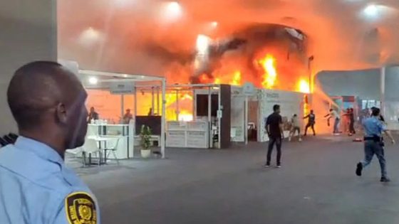 حريق بمقر انعقاد مؤتمر المناخ في البرازيل